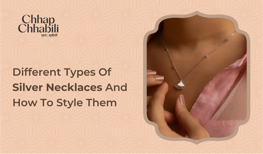 different types of silver necklaces