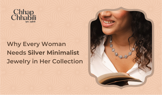silver minimalist jewelry