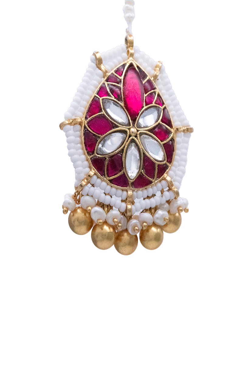 Chhabili Noor-E-Floral Kundan Jadau Mangtika