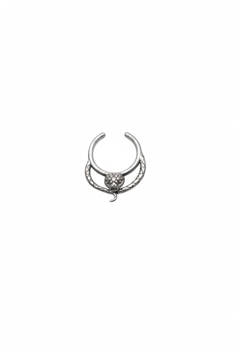 Serpent Minimalist Septum PressOn Nosering