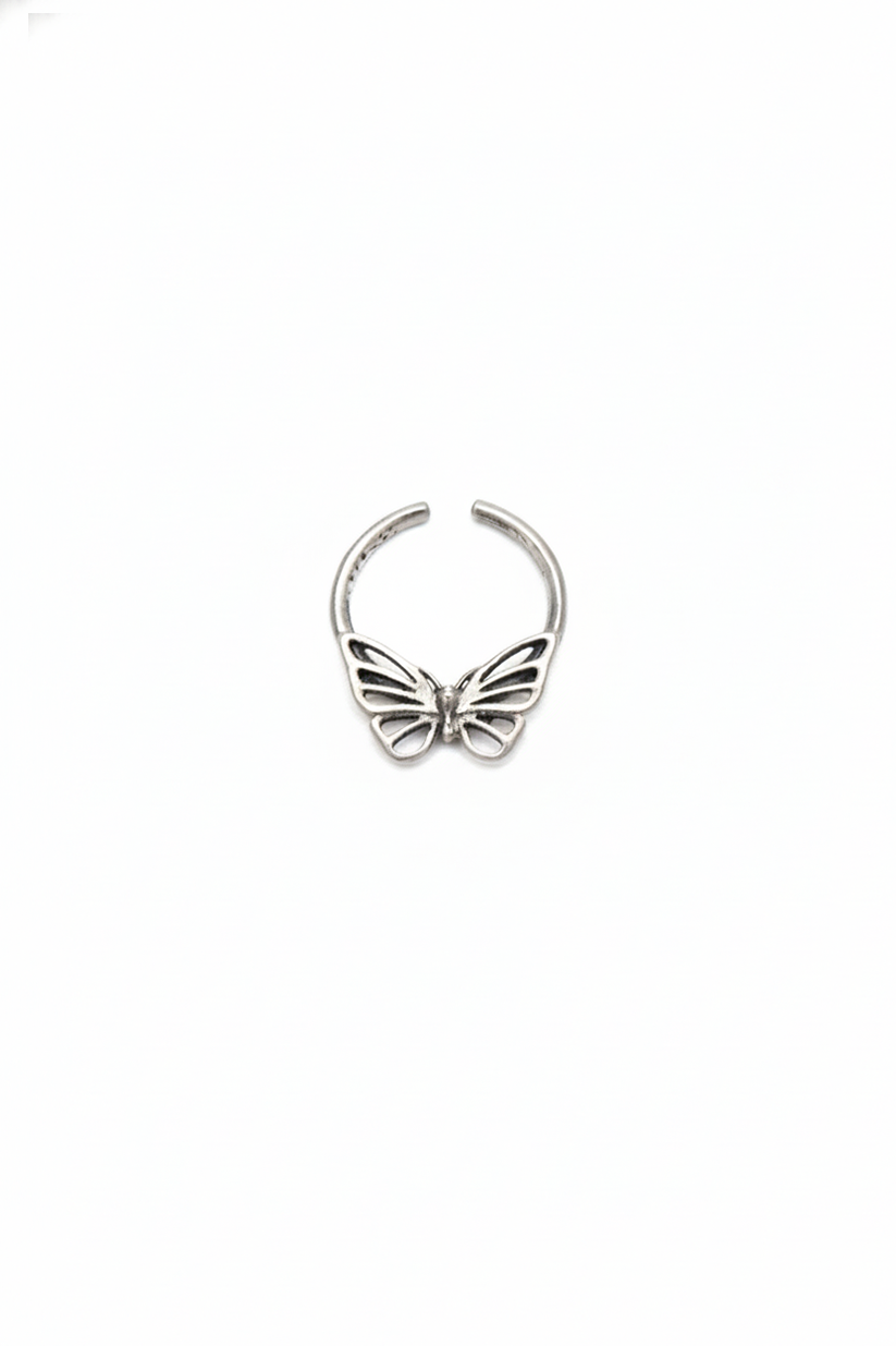 Butterfly Minimalist Septum PressOn Nosering