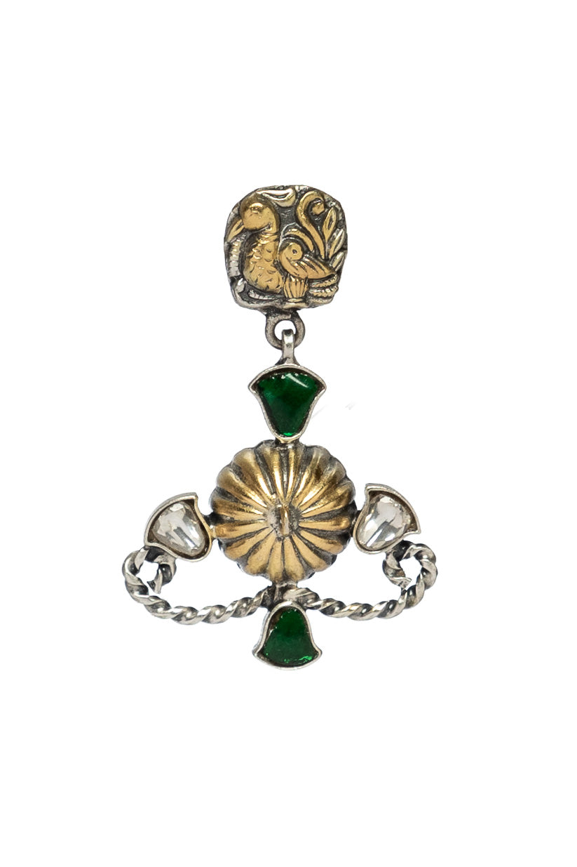 Chhabili Kundan Rani Earrings