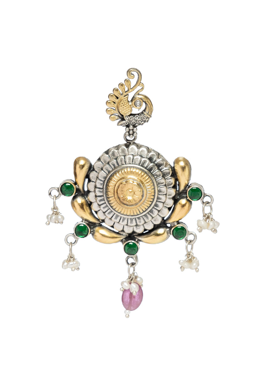 Chhabili 925 Silver Querri Danglers