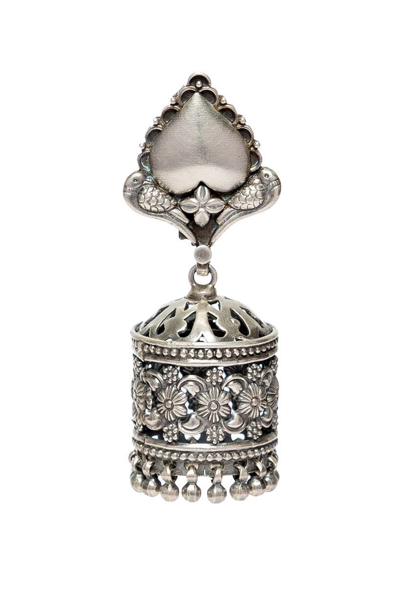 Chhap Jaali Work Paan Danglers