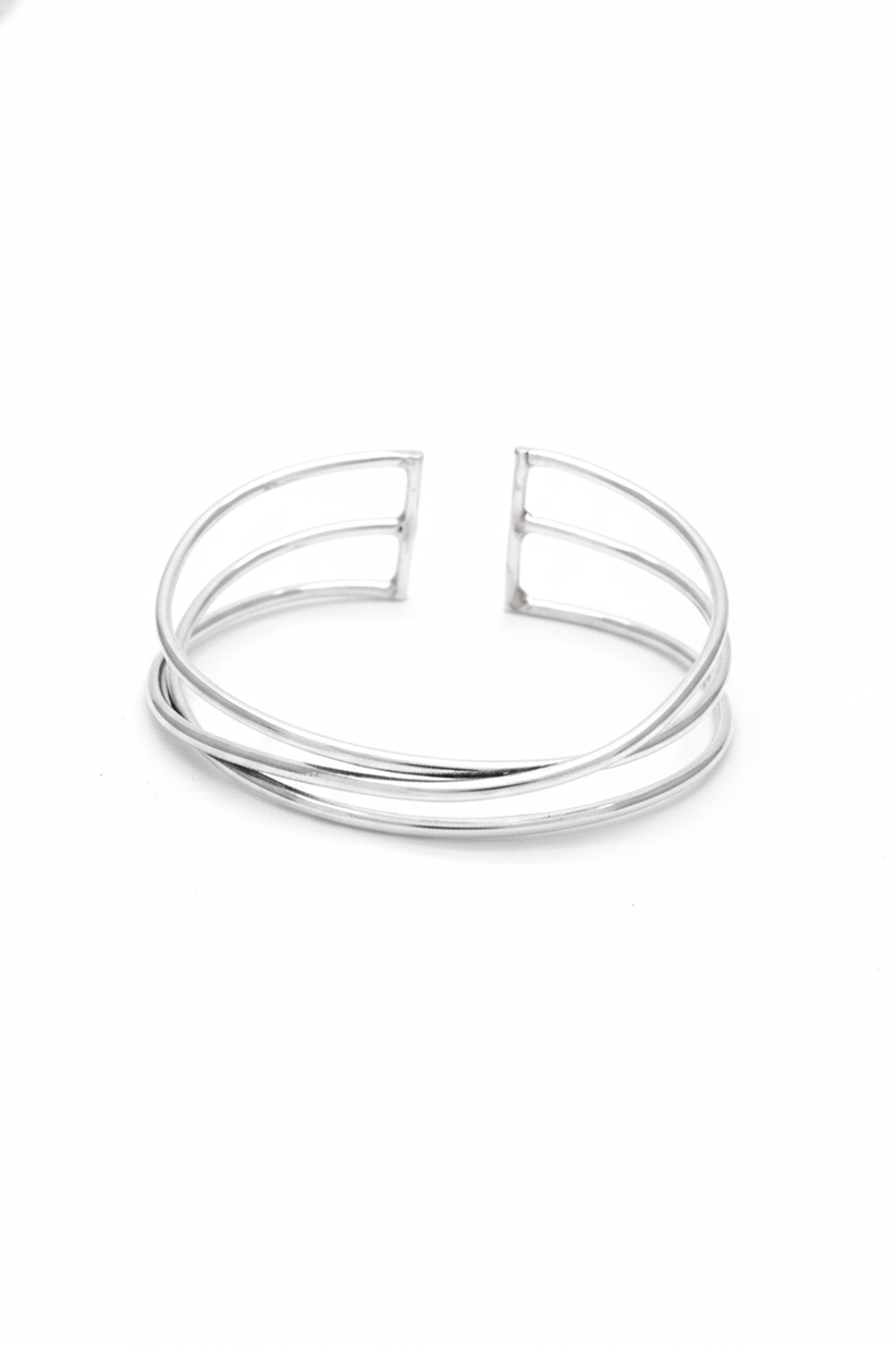 Chhap Chic Trio Wire Cuff Bangle