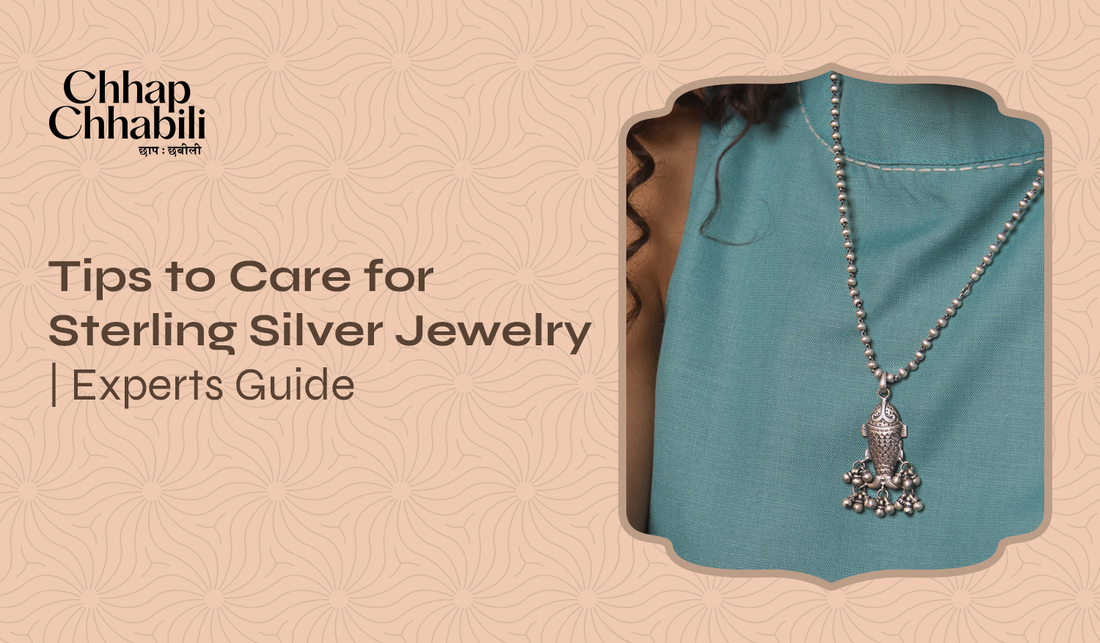 Tips to Care for Sterling Silver Jewelry