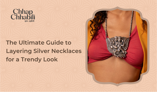 layering silver necklaces