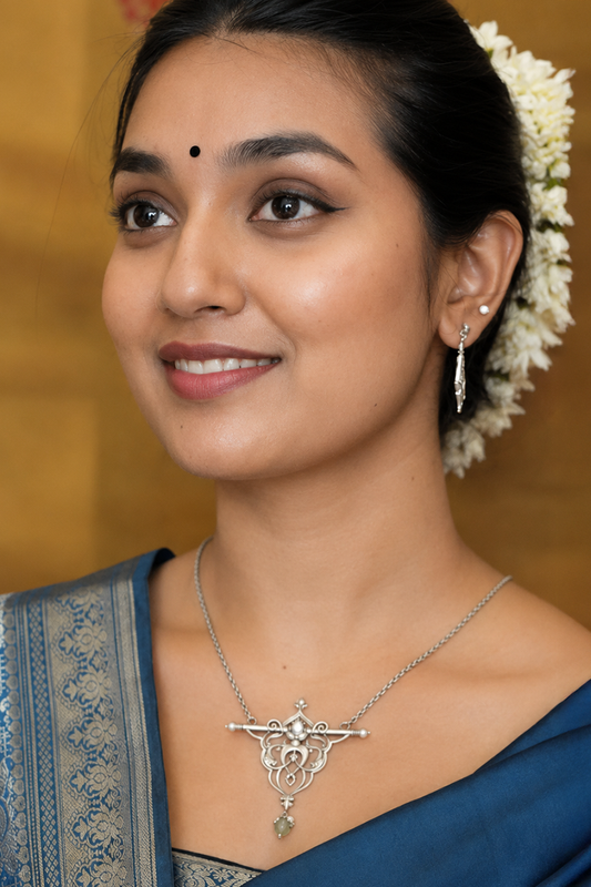 Chhavi Temple Bloom Necklace