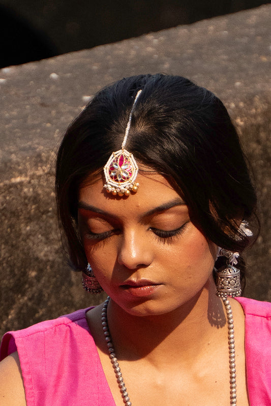 Chhabili Noor-E-Floral Kundan Jadau Mangtika