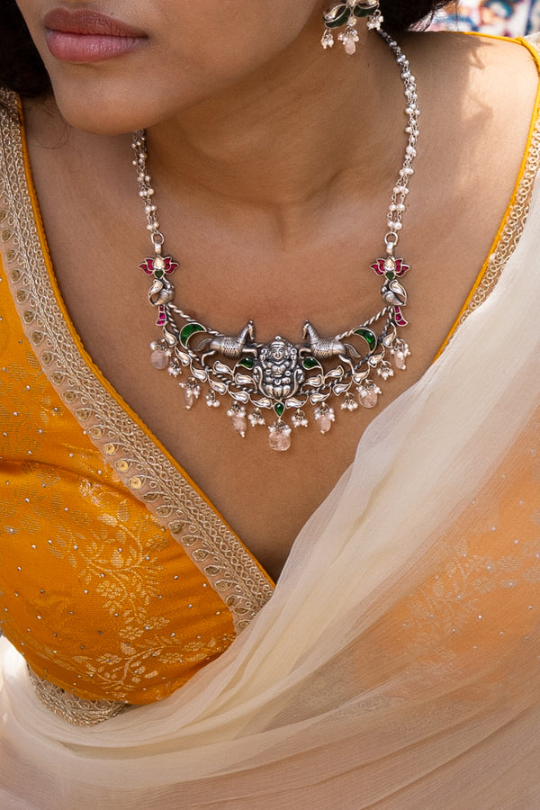 Chhabili Kamal Talai Kundan Necklace