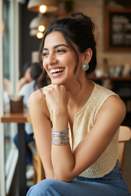 Chhap Antique Mystic Wheel Studs