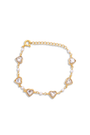 Chhabili Crystal Heart Bracelet