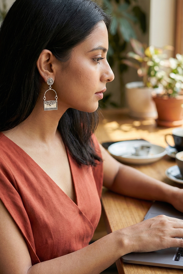Chhap Tijori Jodi Earrings