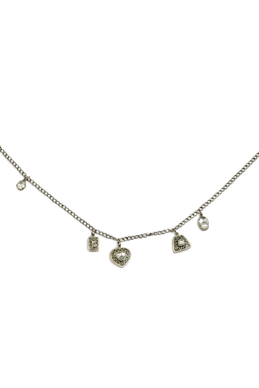 Chhabili Kundan Noor-E-Dil Charm Necklace