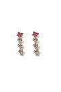 Chhabili Roselle Cascade Earrings