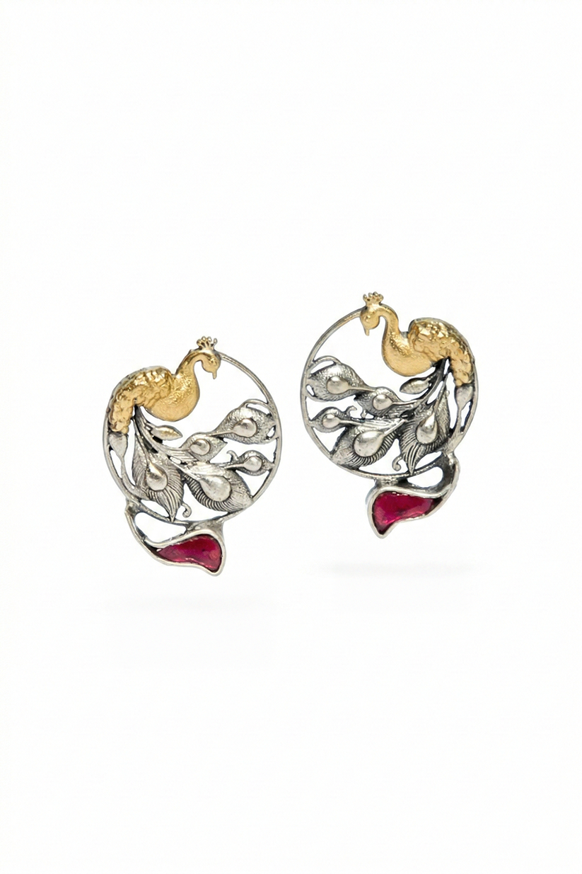Chhabili Mayura Studs