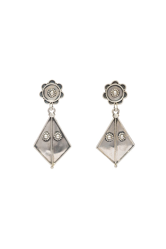 Chhap Kite Bloom Earrings