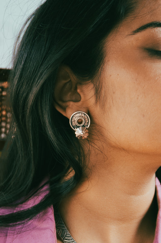 Chhap Phulwari Earrings