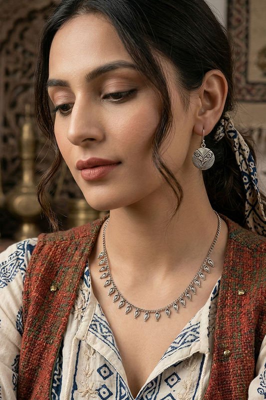 Chhap Chittai Karigari Earrings