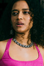Chhabili Kundan Drip Necklace