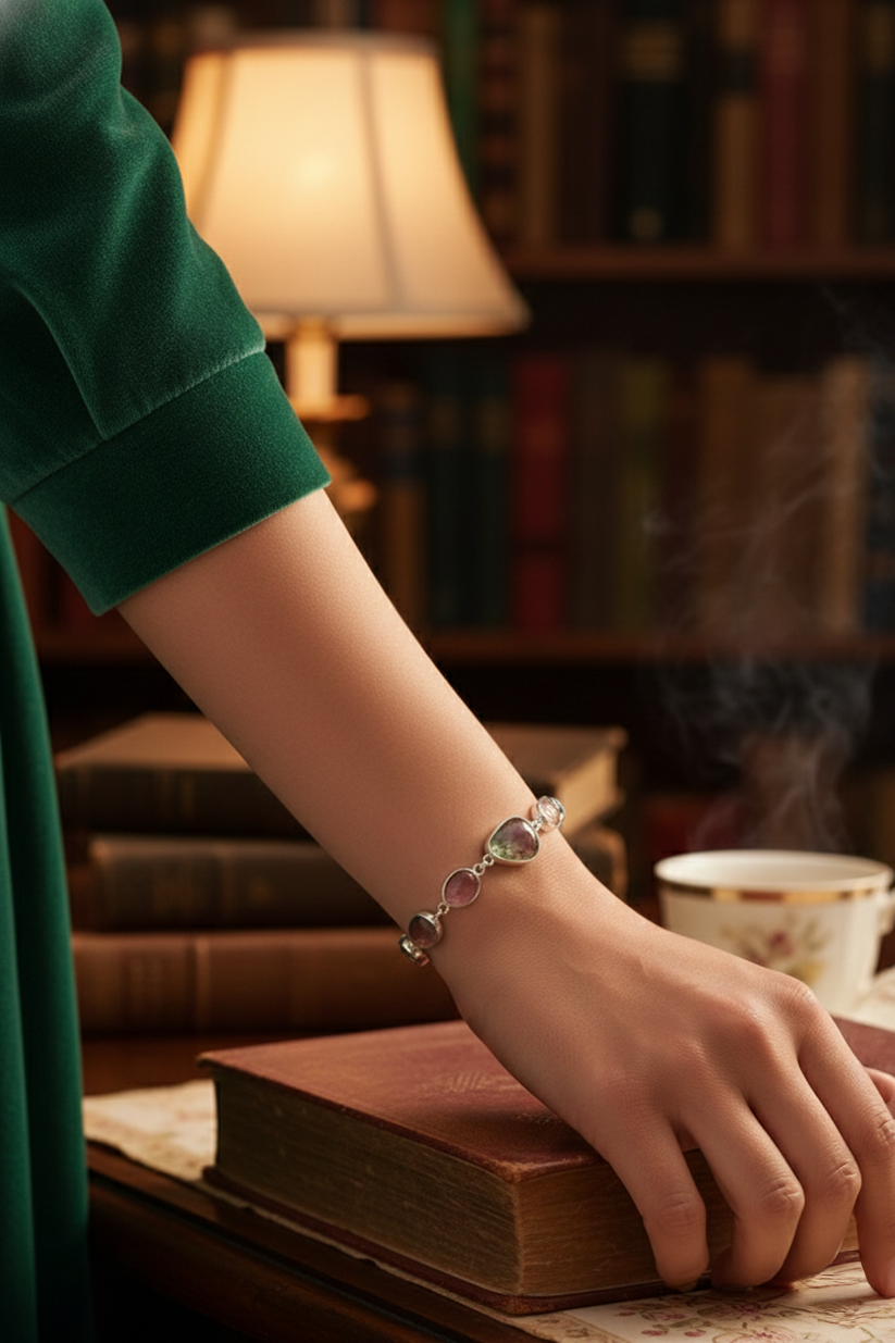 Chokho Tourmaline Chain Bracelet