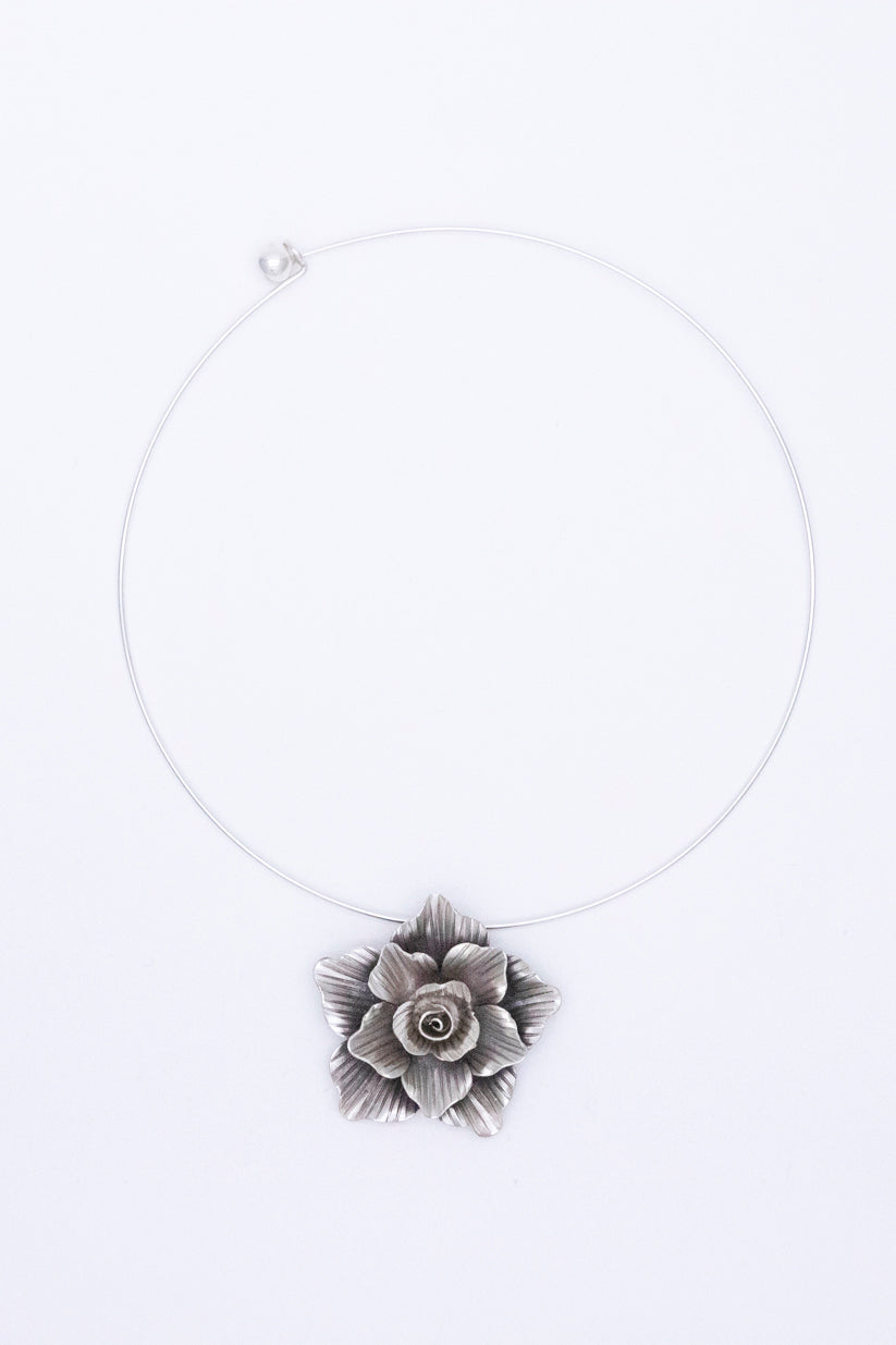 Chhap Floral Hasli Necklace