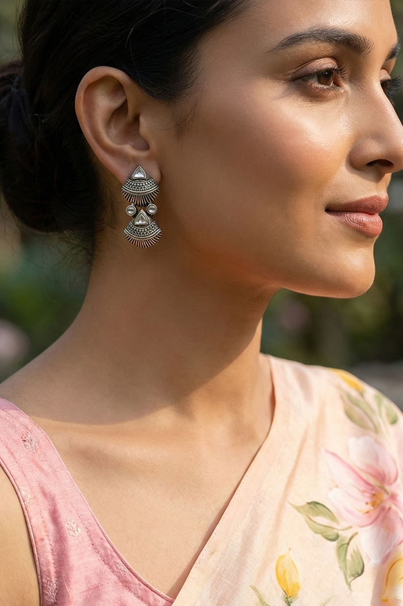 Chhabili Kundan Jadau Drip Earring
