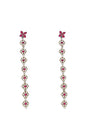 Chhabili Roselle Cascade Earrings