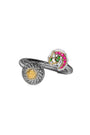 Chhabili Jadau Rani Cuff Bangle