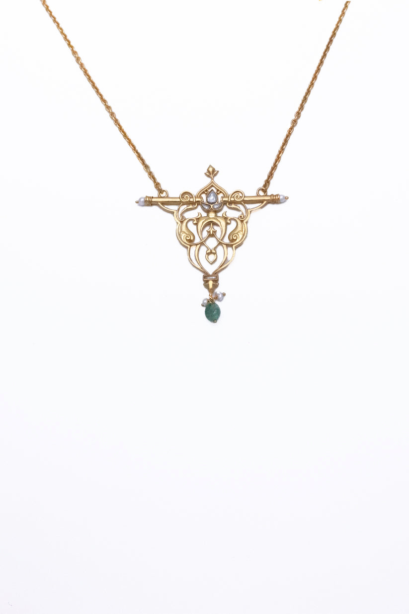 Chhavi Temple Bloom Necklace