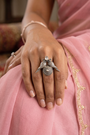 Chhabili Twin Bird Ring