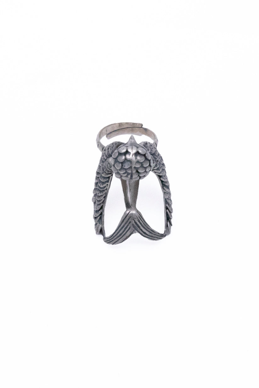 Chhaya Tribal Coil Ring - Adjustable Size