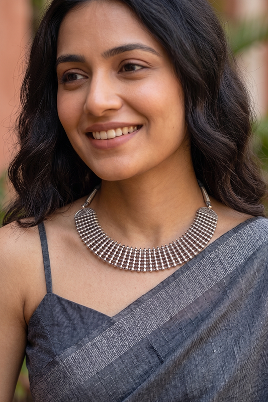Chhap Tarang Jaal Necklace