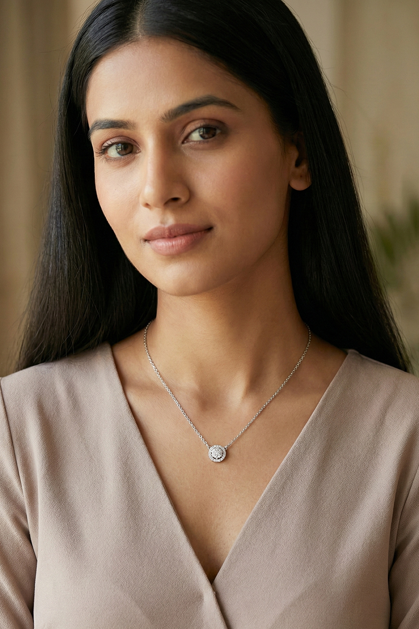 Chokho Celeste Halo Chain & Pendant