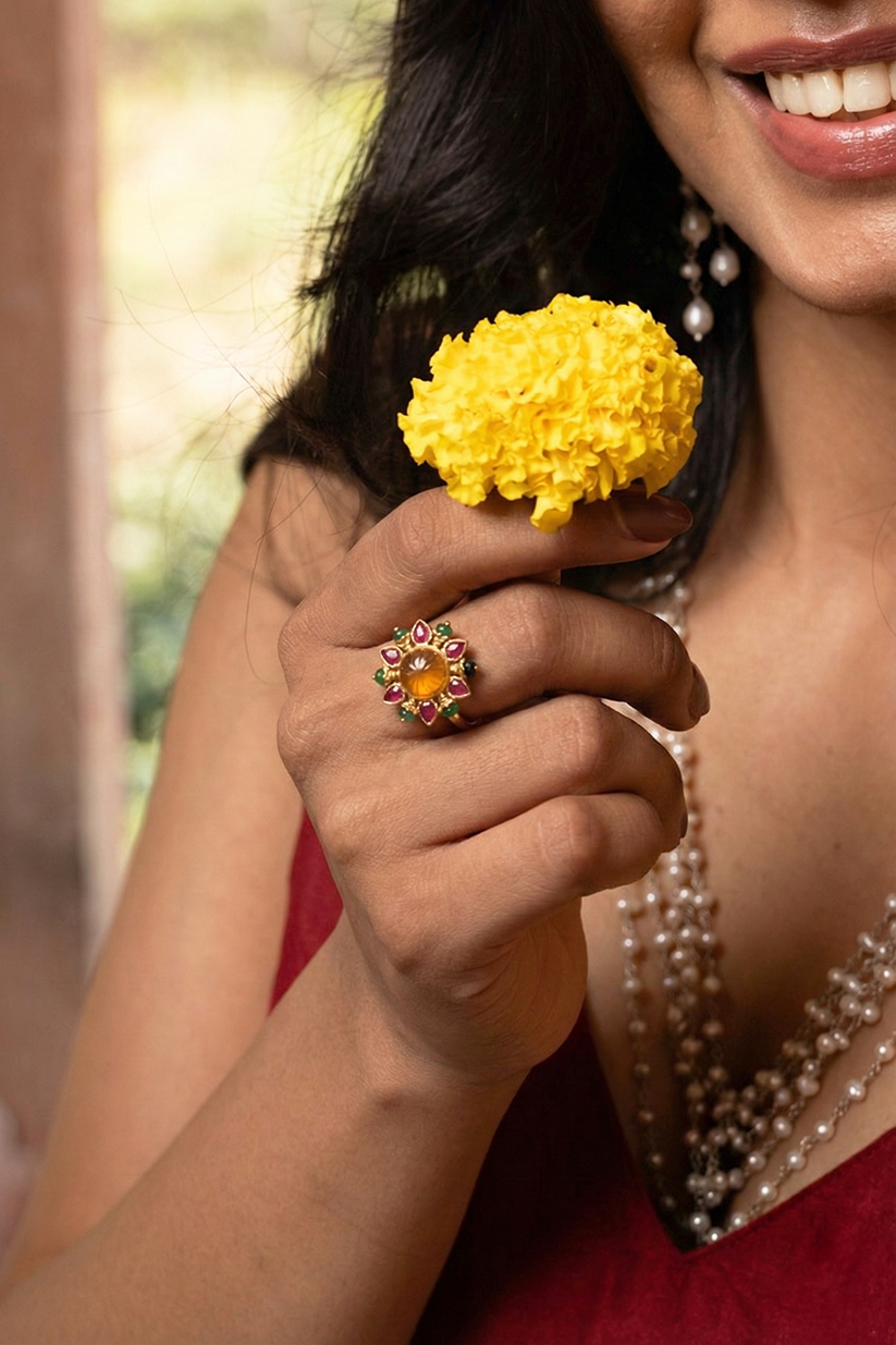 Chhavi Saanjh Ring - Adjustable Size