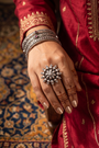 Chhap Handcrafted Antique Amrapali Ring