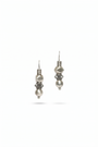 Chhap Imperial Orb Dangle Hoop Earrings