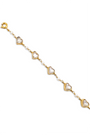 Chhabili Crystal Heart Bracelet
