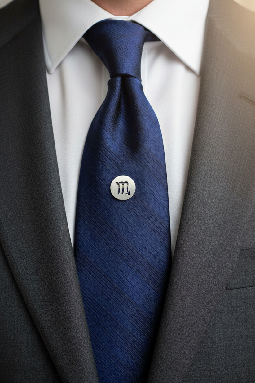 Scorpio Zodiac Sign Brooch