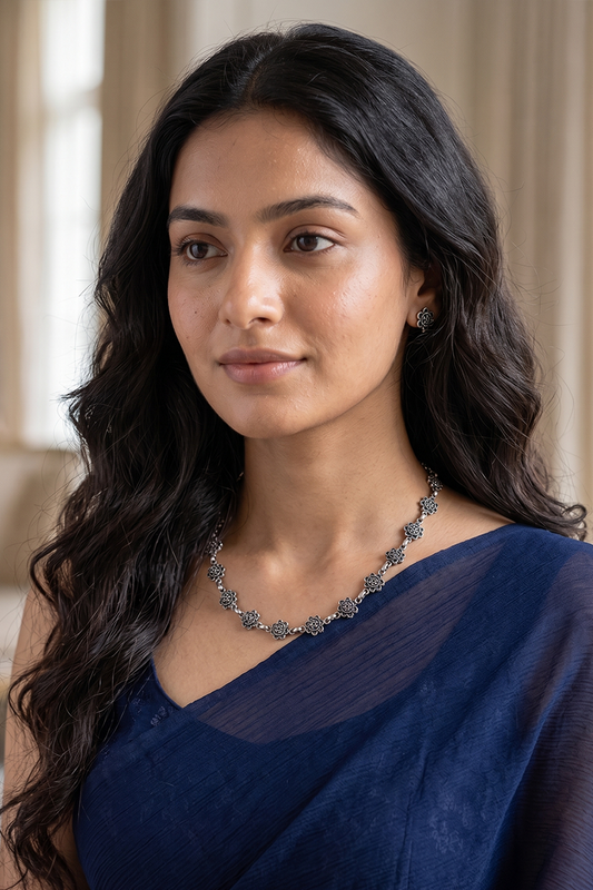 Chhap Vaidehi Floral Necklace