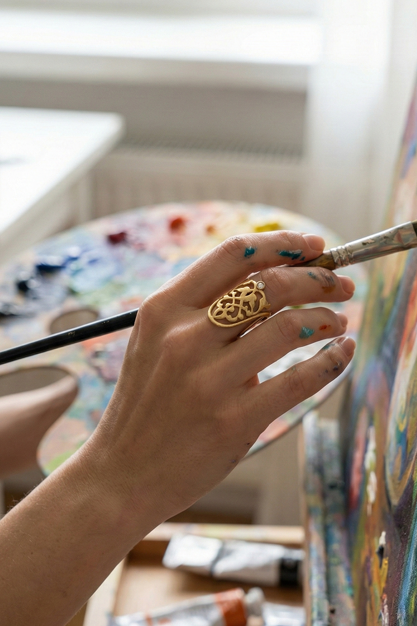 Chhavi Noorjaal Ring - Adjustable Size