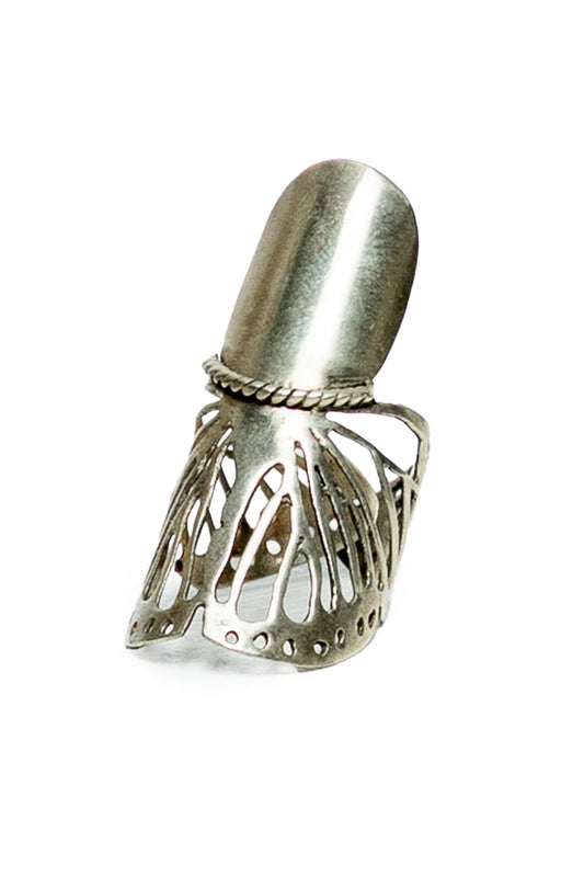 Chhap Nukta Nail Ring