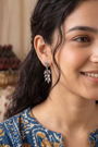 Chhap Pankhri Leaf Earring