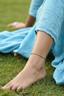 Chokho Zina Silver Anklet