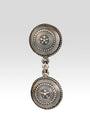 Chhap Antique Dual Disc Earrings