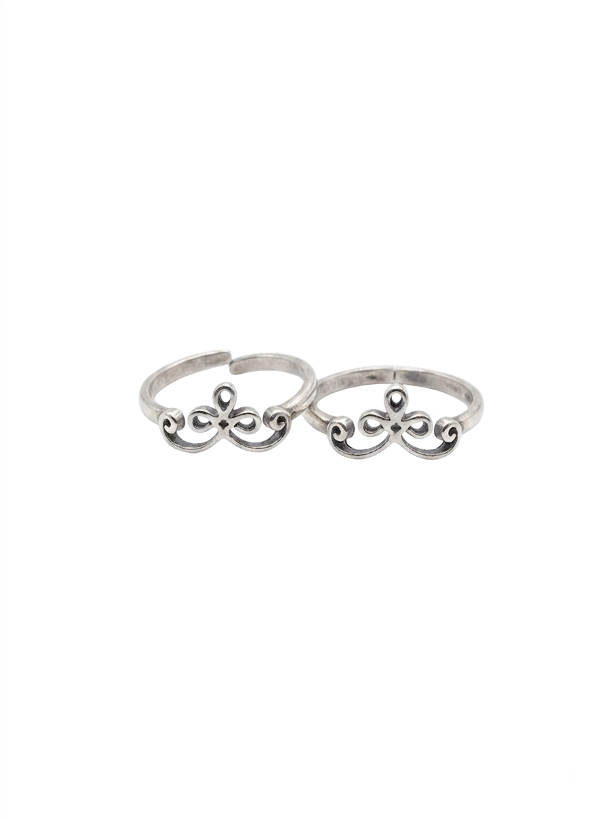 Meher 925 Silver Toe Ring