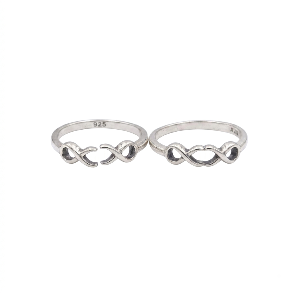 Infinity 925 Silver Toe Ring
