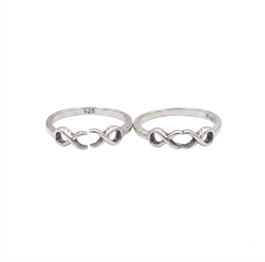 Infinity 925 Silver Toe Ring