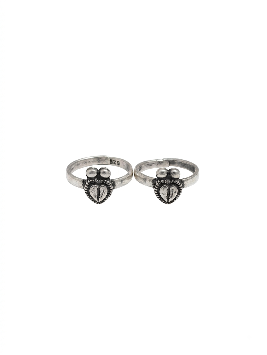 Hridaya 925 Silver Toe Ring