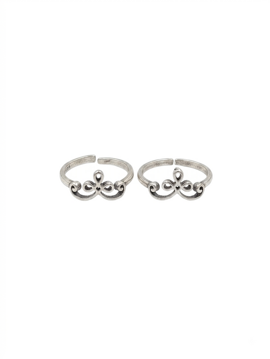Meher 925 Silver Toe Ring